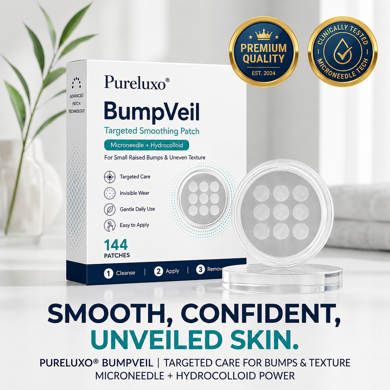Pureluxo® BumpVeil Targeted Smoothing Patch