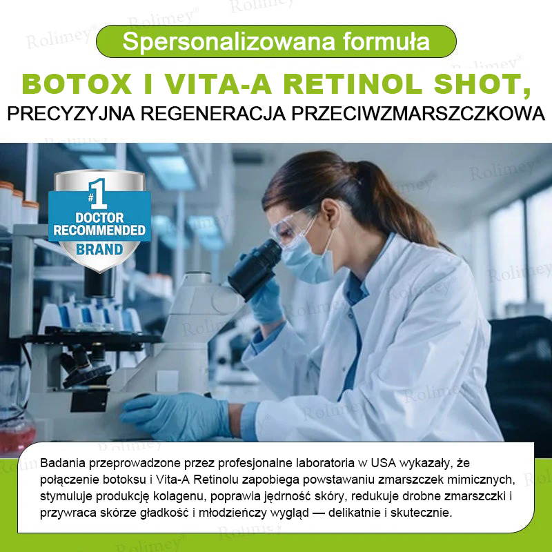 🎁Rolimey® krem przeciwzmarszczkowy (z peptydami typu Botox i Vita-A Retinol) – ostatni dzień promocji, 70% TANIEJ ⏰