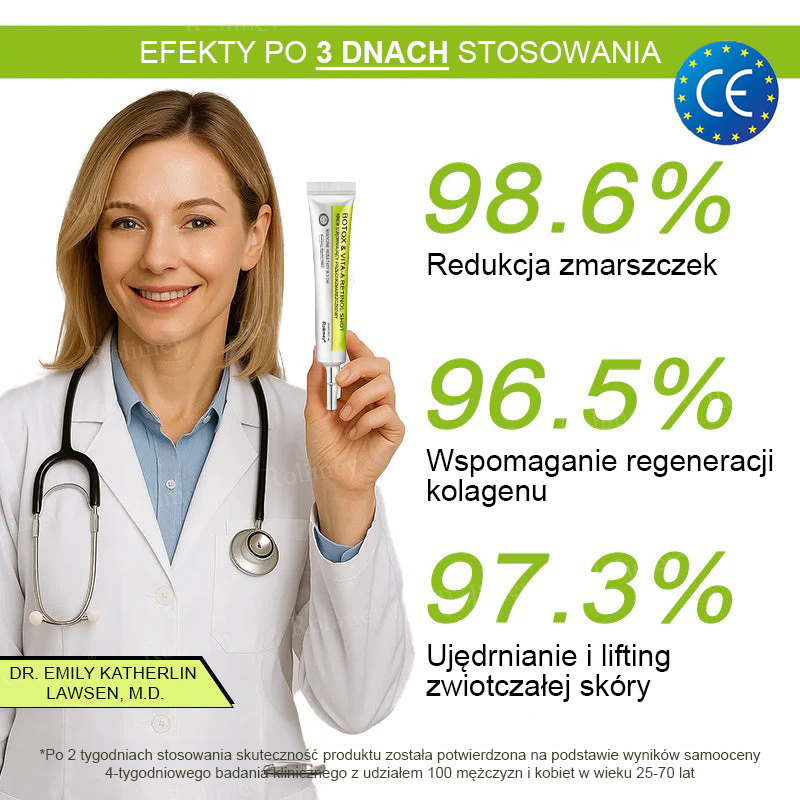 🎁Rolimey® krem przeciwzmarszczkowy (z peptydami typu Botox i Vita-A Retinol) – ostatni dzień promocji, 70% TANIEJ ⏰