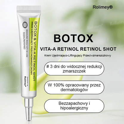 🎁Rolimey® krem przeciwzmarszczkowy (z peptydami typu Botox i Vita-A Retinol) – ostatni dzień promocji, 70% TANIEJ ⏰