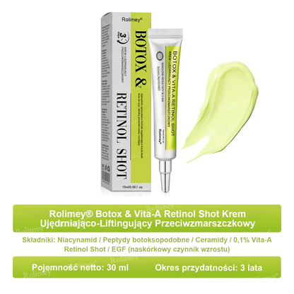 🎁Rolimey® krem przeciwzmarszczkowy (z peptydami typu Botox i Vita-A Retinol) – ostatni dzień promocji, 70% TANIEJ ⏰