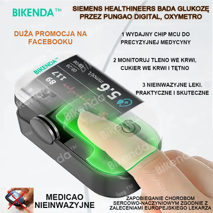 Bikenda™ nowej generacji inteligentny wielofunkcyjny nieinwazyjny laserowy glukometr 👩‍💼[dokładność 99,9%]🍀🍀🍀