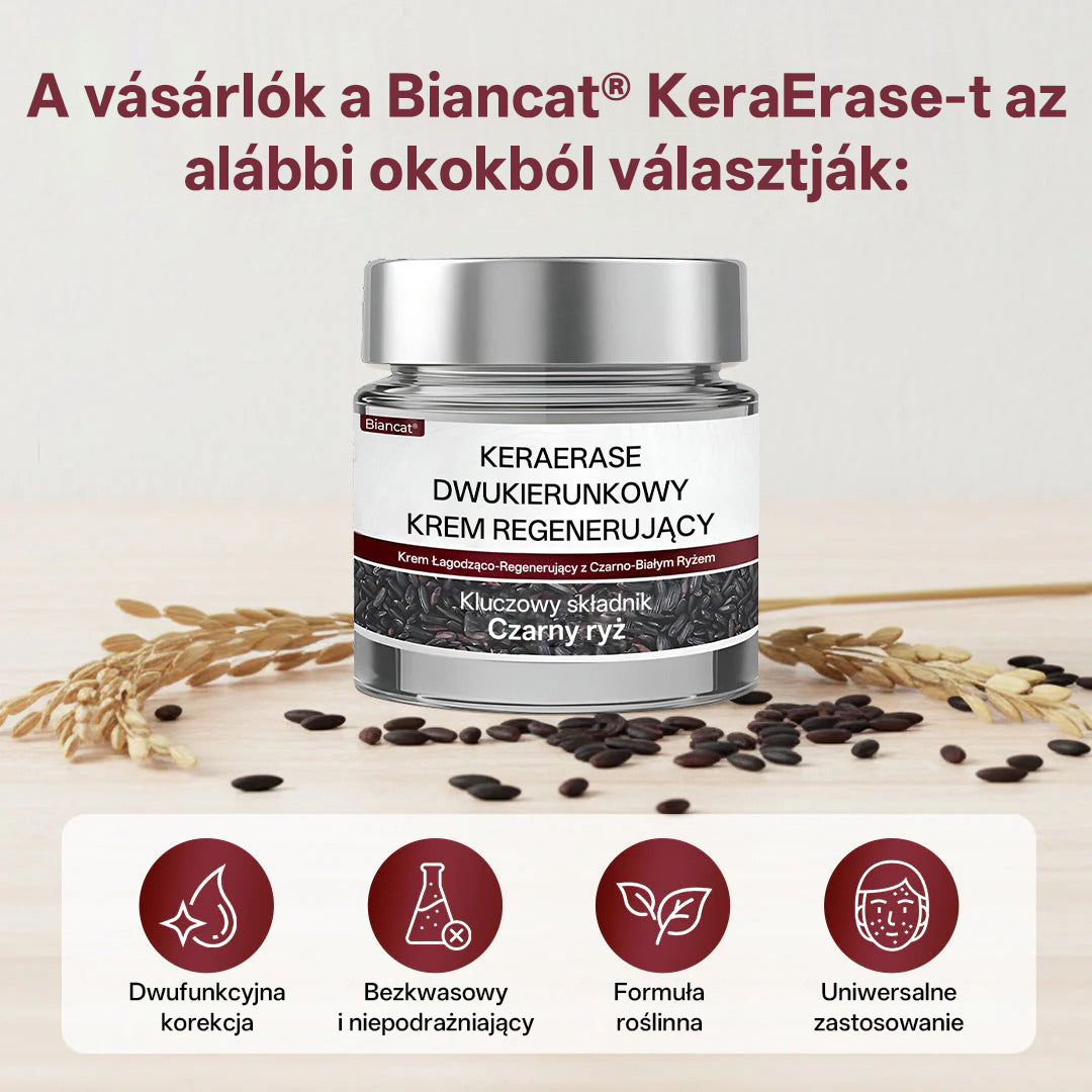 Biancat® 🌟KeraErase Dwukierunkowy Krem Regenerujący 👨‍⚕️ (do leczenia brodawek, narośli skórnych, plam oraz hiperpigmentacji)
