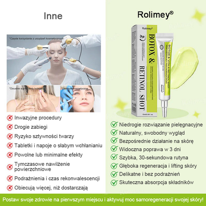 🎁Rolimey® krem przeciwzmarszczkowy (z peptydami typu Botox i Vita-A Retinol) – ostatni dzień promocji, 70% TANIEJ ⏰