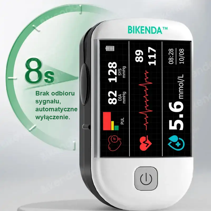 Bikenda™ nowej generacji inteligentny wielofunkcyjny nieinwazyjny laserowy glukometr 👩‍💼[dokładność 99,9%]🍀🍀🍀