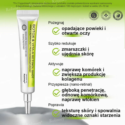🎁Rolimey® krem przeciwzmarszczkowy (z peptydami typu Botox i Vita-A Retinol) – ostatni dzień promocji, 70% TANIEJ ⏰