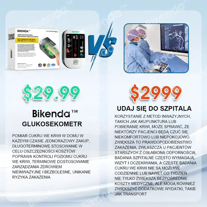Bikenda™ nowej generacji inteligentny wielofunkcyjny nieinwazyjny laserowy glukometr 👩‍💼[dokładność 99,9%]🍀🍀🍀