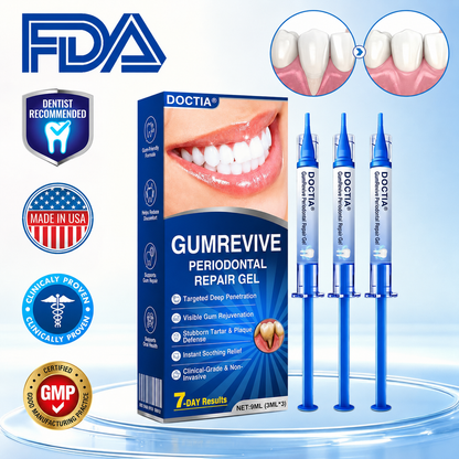 🇺🇸👨‍⚕️🦷😊 DOCTIA® GumRevive Advanced Gum Care & Repair Gel