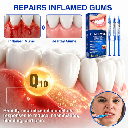 🇺🇸👨‍⚕️🦷😊 DOCTIA® GumRevive Advanced Gum Care & Repair Gel