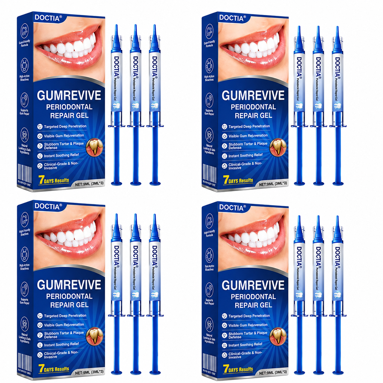 🇺🇸👨‍⚕️🦷😊 DOCTIA® GumRevive Advanced Gum Care & Repair Gel